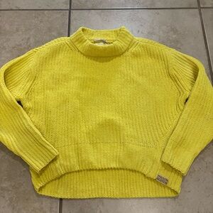 Scotch & Soda Sunbeam Stardom - Yellow Knit Sweater - Small